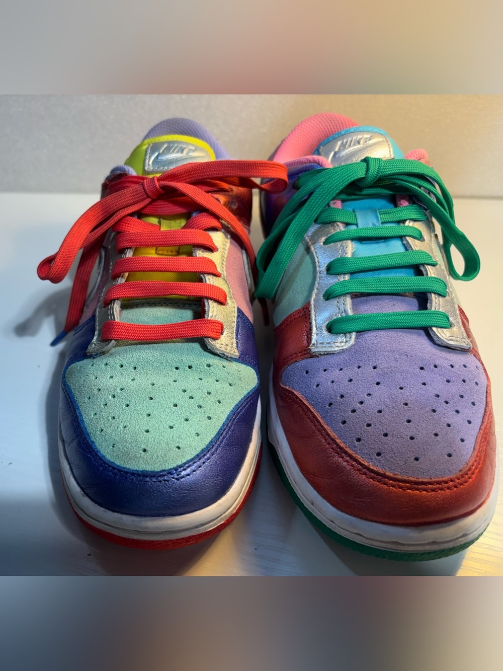 Nike Dunk Low Sunset Pulse Women’s 8 Colorful Metallic Sneakers - Picture 5 of 10